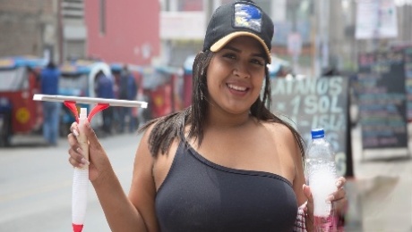 18 year old Venezuelan girl surprised by a lustful stranger