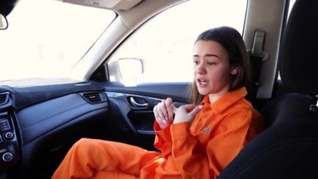 Hardcore fucking in the car and back home with Trinity Olsen