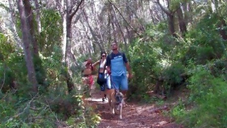 French skinny amateur teen pick up in forest fo