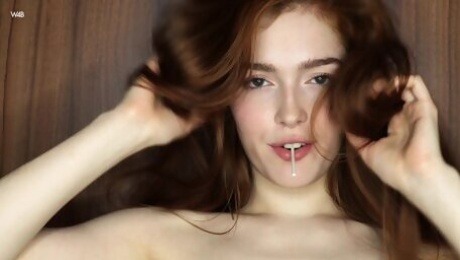 Provocative cutie Jia Lissa plays with a buttplug tail and wet pussy