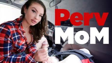 Worlds Best Stepmother Mandy Waters Rides Her Stepsons Cock In A Cheerleader Outfit POV