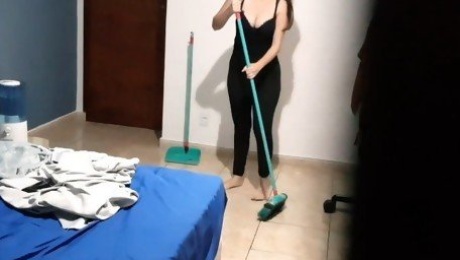 OMG I fucked my real maid