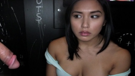 BANGBROS - Asian Teen Mia Li Sucks And Fucks In A Dank Glory Hole