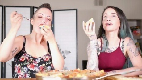 Porn Star Mukbang: Episode 1- Nikki Sequoia and Sheena Rose