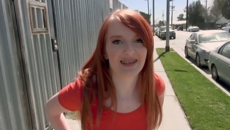 First person view missinary with young hussy redhead teen Krystal