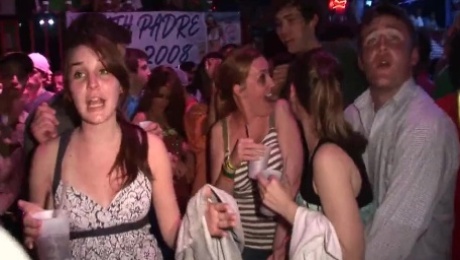 Girls Flashing Hooters During Huge Club Party With Mtv Djs And Behind The Scenes Bts -Students