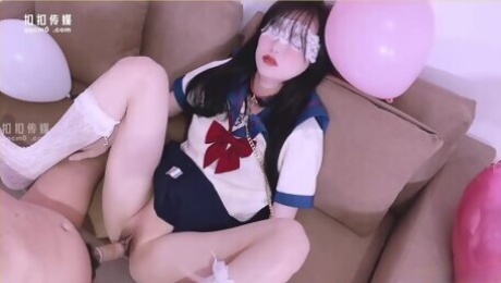 Japanese lustful harlot hardcore sex clip
