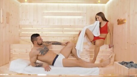 Sauna Whore mind-blowing porn video