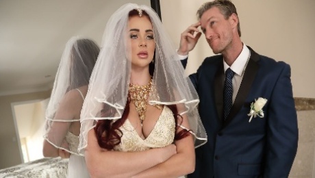 Video  Redhead with gorgeous big tits Skyla Novea fucks before the wedding ceremony